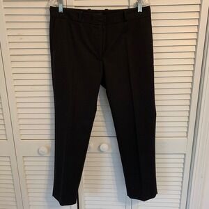 JOSEPH Bing Court Double Cotton STR Tailored Trouser Pant Ankle Women US 8 FR 40